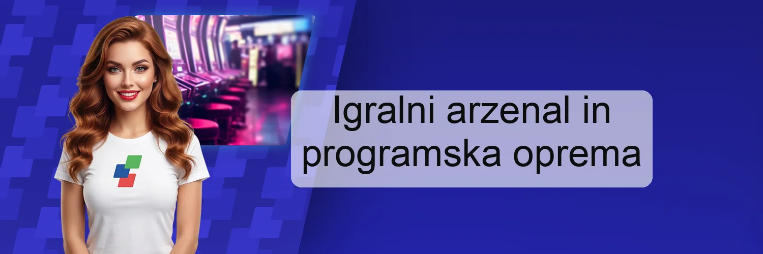 Igralni arzenal in programska oprema