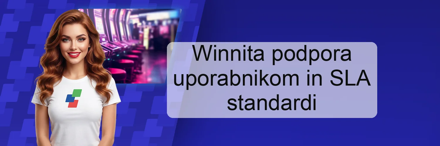 Winnita podpora uporabnikom in SLA standardi